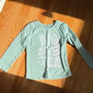 Carter's Big Sister Long Sleeve Shirt - Light Green